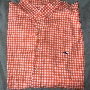 Vineyard Vines button up—classic tucker fit